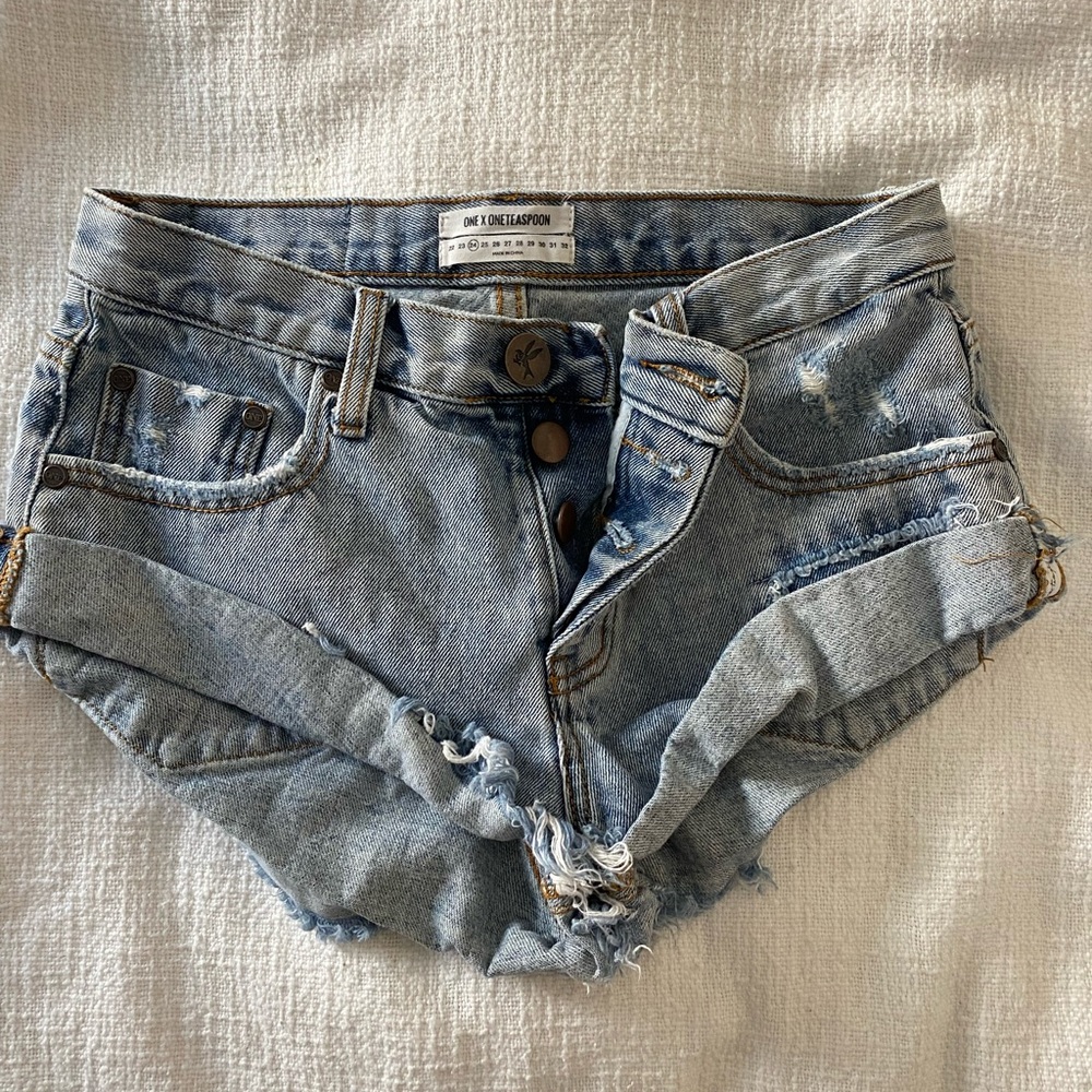 One Teaspoon Bandit Denim Shorts